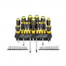 Отвертки комплект STANLEY 57части, PH, PZ, SB, TX двукомпонентна дръжка - small, 271694