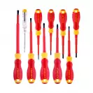 Отвертки комплект STANLEY VDE 10части, 1000V, PH, PZ, SB, двукомпонентна дръжка - small, 271691