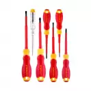 Отвертки комплект STANLEY VDE 7части, 1000V, PZ, SB, двукомпонентна дръжка - small, 271688
