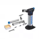 Поялник за пропан-бутан DREMEL VersaFlame 2200-5, 1200°C (открит пламък) 680 °C (горещ въздух) 550°C (с накрайници) - small