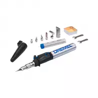 Поялник за пропан-бутан DREMEL VersaTip 2000-7, 1200°C (открит пламък) 680 °C (горещ въздух) 550°C (с накрайници)