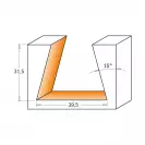 Профилен фрезер със сменяеми пластини CMT D=39.5мм L=65.5мм S=M12x1 Z=2, HW, RH - small, 265616