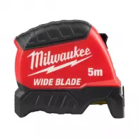 Ролетка пластмасов корпус MILWAUKEE WIDE BLADE 5м x 35мм, гумирана