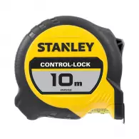 Ролетка пластмасов корпус STANLEY Control-Lock 10м x 25мм, гумирана, EC-клас 2