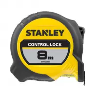 Ролетка пластмасов корпус STANLEY Control-Lock 8м x 25мм., гумирана, EC-клас 2