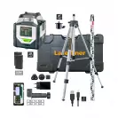 Ротационен лазерен нивелир LASERLINER DuraPlane Plus G360 SET 175см, червен лазер клас 2, точност 1mm/10m, автом./автом. - small