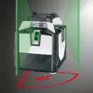 Ротационен лазерен нивелир LASERLINER DuraPlane Plus G360 SET 175см, червен лазер клас 2, точност 1mm/10m, автом./автом. - small, 265589