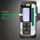 Ротационен лазерен нивелир LASERLINER DuraPlane Plus G360 SET 175см, червен лазер клас 2, точност 1mm/10m, автом./автом. - small, 266301