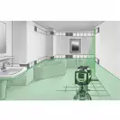 Ротационен лазерен нивелир LASERLINER DuraPlane Plus G360 SET 175см, червен лазер клас 2, точност 1mm/10m, автом./автом. - small, 266303