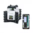 Ротационен лазерен нивелир LASERLINER Quadrum Compact GT M300 S, червен лазер клас 2, обхват 350m, точност 1.5mm/10m, автом./автом. - small, 265602