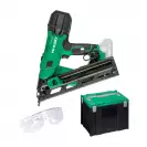 Такер акумулаторен HITACHI/HIKOKI NT1865DAAW9Z, 18V, 2.0-5.0Ah, Li-Ion, за гвоздеи 32-64мм (тип 15GA), безчетков - small