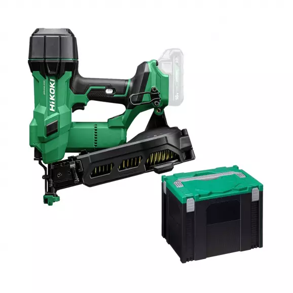 Такер акумулаторен HITACHI/HIKOKI NV1845DAW6Z, 18V, 2.0-5.0Ah, Li-Ion, за гвоздеи 22-45мм, безчетков