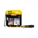 Трион за дърво резбарски STANLEY Fatmax 165мм, със закалени зъби, двукомпонентна дръжка - small, 271930
