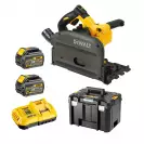 Акумулаторен циркулярен трион DEWALT DCS520T2-QW, 54/18V, 2.0/6.0Ah, Li-Ion, ф165х20мм, 4200об/мин, безчетков - small