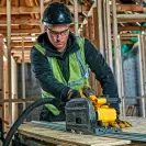 Акумулаторен циркулярен трион DEWALT DCS520T2-QW, 54/18V, 2.0/6.0Ah, Li-Ion, ф165х20мм, 4200об/мин, безчетков - small, 269570