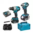 Акумулаторен комплект MAKITA DLX2528TJ (DHP489+DTD173), 18V, 5.0Ah, Li-Ion - small
