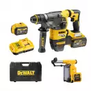 Акумулаторен перфоратор DEWALT DCH335X2-QW, 54/18V, 3.0/9.0Ah, Li-Ion, SDS-plus, 3.5J, безчетков - small