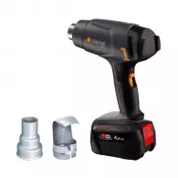 Акумулаторен пистолет за горещ въздух STEINEL MobileHeat 1 Set, 18V, 4.0Ah, Li-Ion, 300-450°C, 120л/мин