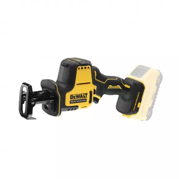 Акумулаторен саблен трион DEWALT DCS369N-XJ, 18V, 1.5-6.0Ah, Li-Ion, 16mm, 90mm, безчетков