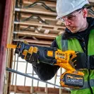 Акумулаторен саблен трион DEWALT DCS389NT-XJ, 54/18V, 2.0/6.0-5.0/15Ah, Li-Ion, 28.6mm, 300mm, безчетков - small, 269902