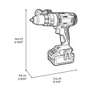 Акумулаторен ударен винтоверт FERVI FB20ID3AB-22B, 20V, 2.0Ah, Li-Ion, 75Nm, безчетков - small, 268734