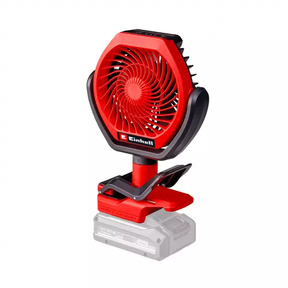 Акумулаторен вентилатор EINHELL GC-CF 18/110 Li-Solo, 18V, 2.0-8.0Ah, Li-Ion, -м3/ч