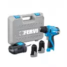 Акумулаторен винтоверт FERVI FB12CD3AS-22B, 12V, 2.0Ah, Li-Ion, 30Nm, безчетков - small