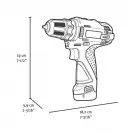 Акумулаторен винтоверт FERVI FB12CD3AS-22B, 12V, 2.0Ah, Li-Ion, 30Nm, безчетков - small, 268748