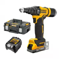 Акумулаторна нитачка DEWALT DCF403E1GT-QW, 18V, 1.7Ah, Li-Ion, 2.4-4.8мм, безчетков