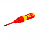 Акумулаторна отвертка TOPMASTER VDE 1000V, 4.0V, 1.5Ah, Li-Ion, 0.4Nm - small, 270146