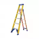 Алуминиевa стълба с фибростъкло WERNER LEAN SAFE X3 3в1, 1800-2900мм(на стълбата), за професионална употреба, 150кг - small