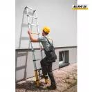 Алуминиева стълба телескопична DRABEST Tele Max 1x9, 2630мм(на стълбата), едностранна, за професионална употреба, 150кг - small, 269626