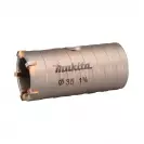 Боркорона с твърдосплавни пластини MAKITA 35мм, за бетон и зидария, с вътрешна резба M22, сухо пробиване - small, 278883