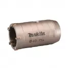 Боркорона с твърдосплавни пластини MAKITA 40мм, за бетон и зидария, с вътрешна резба M22, сухо пробиване - small, 278867