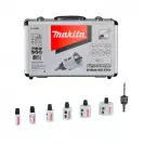 Боркорони биметални MAKITA Ezychange 20-65мм 7части, за дърво и цветни метали, 44мм-работна дължина, HSS-Co 8%, в куфар - small, 270704