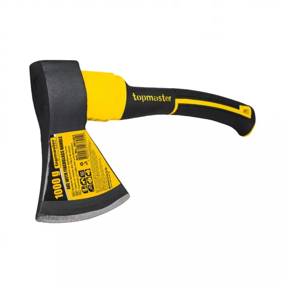 Брадва с дръжка TOPMASTER 1.000кг, с дръжка от фибростъкло