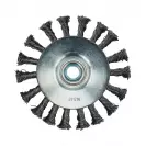Четкa дисковa MAKITA ф115мм/М14, за ъглошлайф, стоманена, усукана тел - small, 280373