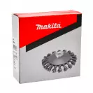 Четкa дисковa MAKITA ф115мм/М14, за ъглошлайф, стоманена, усукана тел - small, 280374