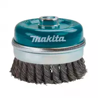 Четка камбанка за ъглошлайф MAKITA 100х0.5мм/М14, стоманена, плетена, 0.5мм-тел