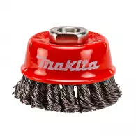 Четка камбанка за ъглошлайф MAKITA 65х0.5мм/М14, стоманена, плетена, 0.5мм-тел