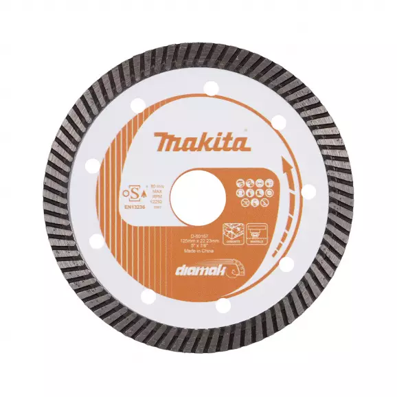 Диск диамантен MAKITA Diamak 125x2.2x22.23мм, за зидария, мрамор, гранит, сухо рязане