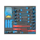 Количка за инструменти с чекмеджета FERVI C960C3C 235 части, с 7-чекмеджета, комплект с инструменти, 770x460x985 - small, 268763