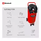 Компресор EINHELL TC-AC 240/50/10 OF, 50l, 10bar, 240/min, 1.5kW, 2.0hp, 230V - small, 268614