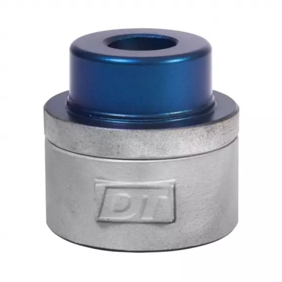 Кръгъл накрайник за поялник DYTRON ф110мм/син тефлон, за тръби PP,PB,PE,PVDF, 850W/1200W, кръгла муфа, син тефлон
