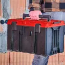 Куфар за инструменти EINHELL E-Case M, пластмаса, черен/червен - small, 268556