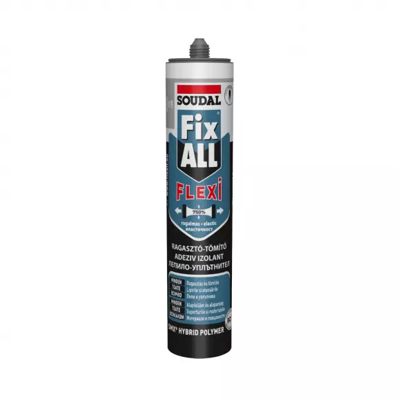 Лепило уплътнител хибрид-полимерно SOUDAL Fix ALL Flexi 290мл-сив (антрацит)