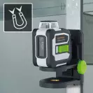 Линеен лазерен нивелир LASERLINER CompactLine-Laser G360 Set, 2 лазерни линии, точност 4.0mm/10m, автоматично - small, 270287