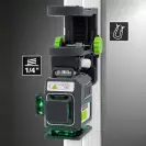 Линеен лазерен нивелир LASERLINER PocketPlane-Laser 4G, 3 лазерни линии, точност 3mm/10m, автоматично - small, 270174