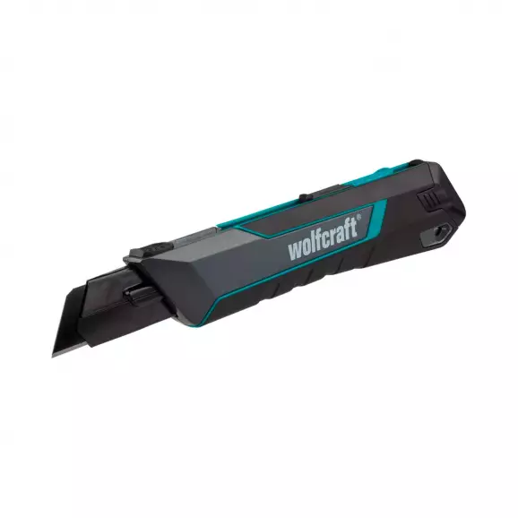 Макетен нож WOLFCRAFT Pro Safety 25мм, метален корпус