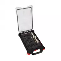 Метчик и плашка с върток MILWAUKEE M3-M12 38 части, М-метрична стандартна резба, десни